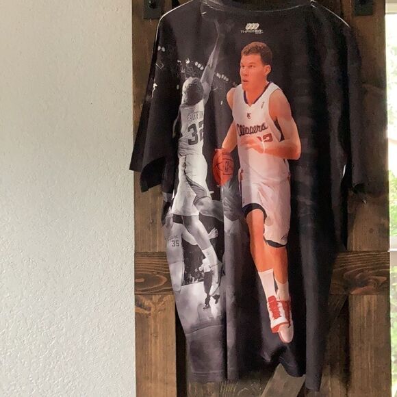 Three60 Gear Men’s Clippers Basketball Shirt - Picture 5 of 7